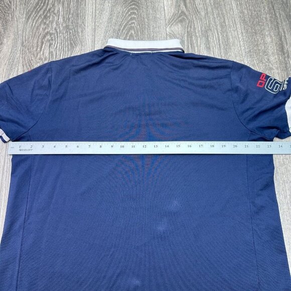 Ralph Lauren Polo Open 65 Shirt USA Offshore Sailing Team Mens Large Blue Preppy - Picture 15 of 16